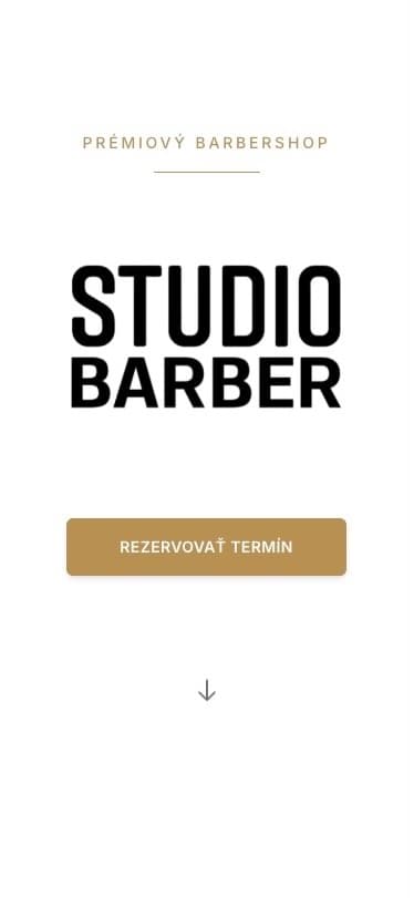Studio Barber - Mobilná verzia